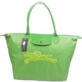 Sac Longchamp soldes Cheval Au Galop Pliage Vert